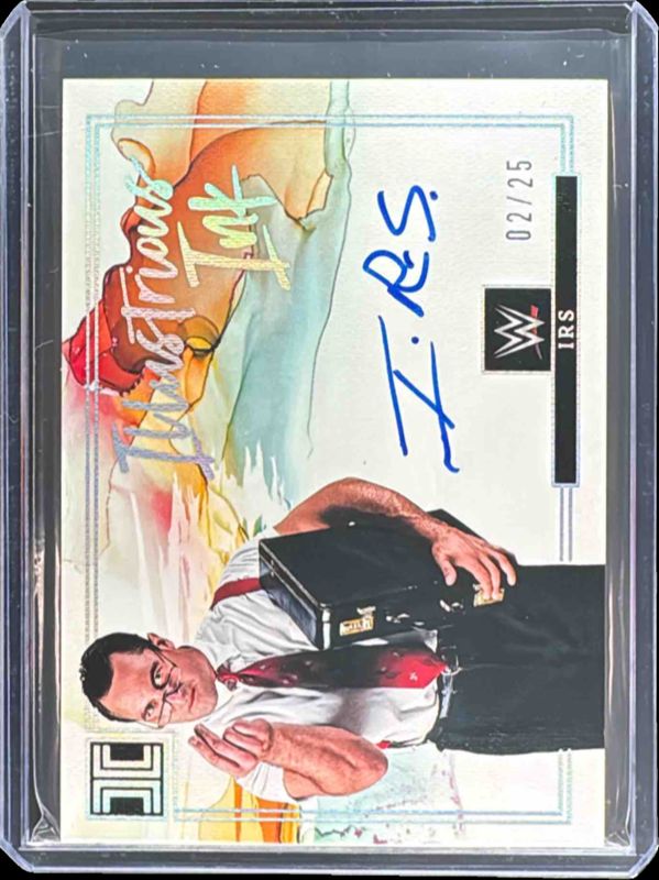 2023 Impeccable WWE #IL-IRS Illustrious Ink - Silver /25