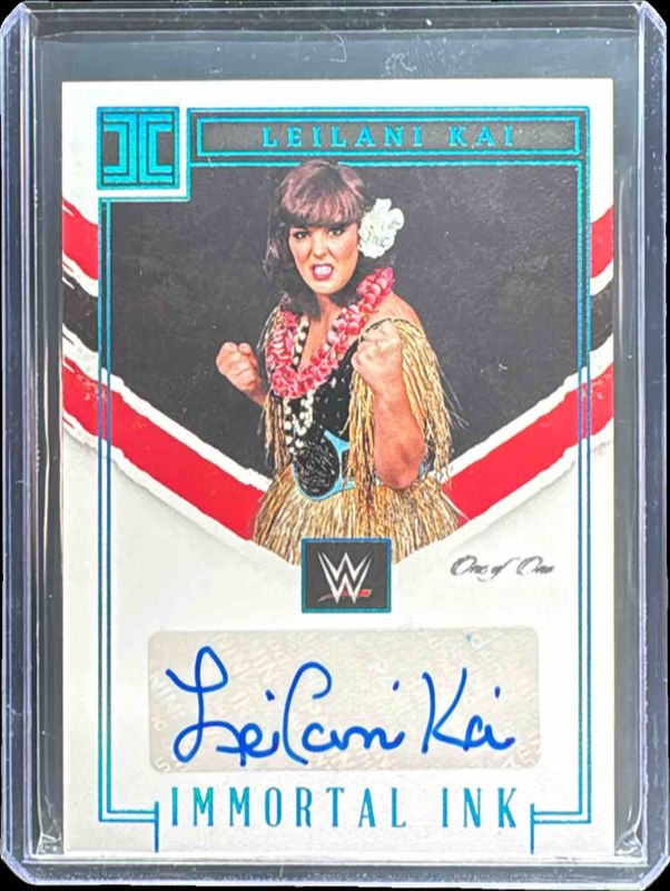 2023 Impeccable WWE #IM-LKI Immortal Ink - Platinum /1