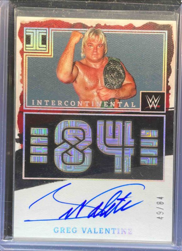 2023 Impeccable WWE #IC-GVL Impeccable IC Championship Debuts Signatures /91