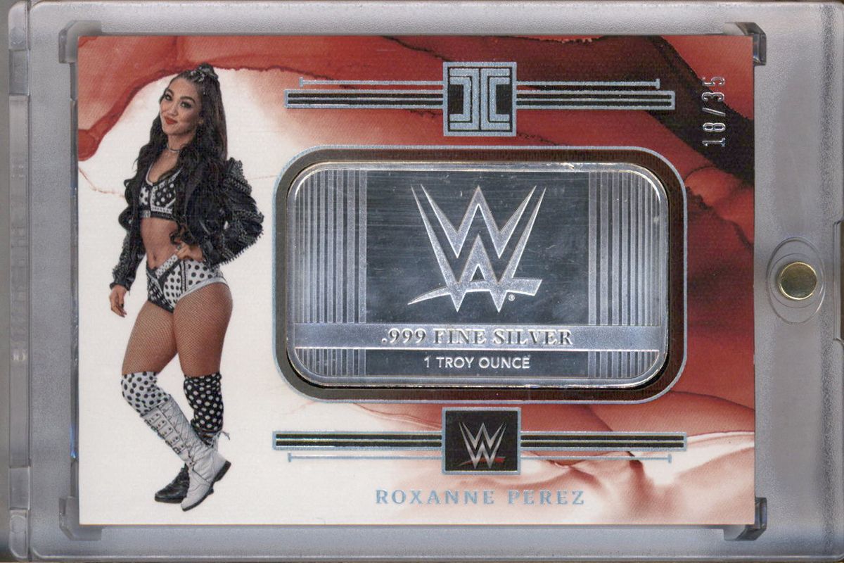 2023 Impeccable WWE #BAR-RXP WWE Logo - Silver /35