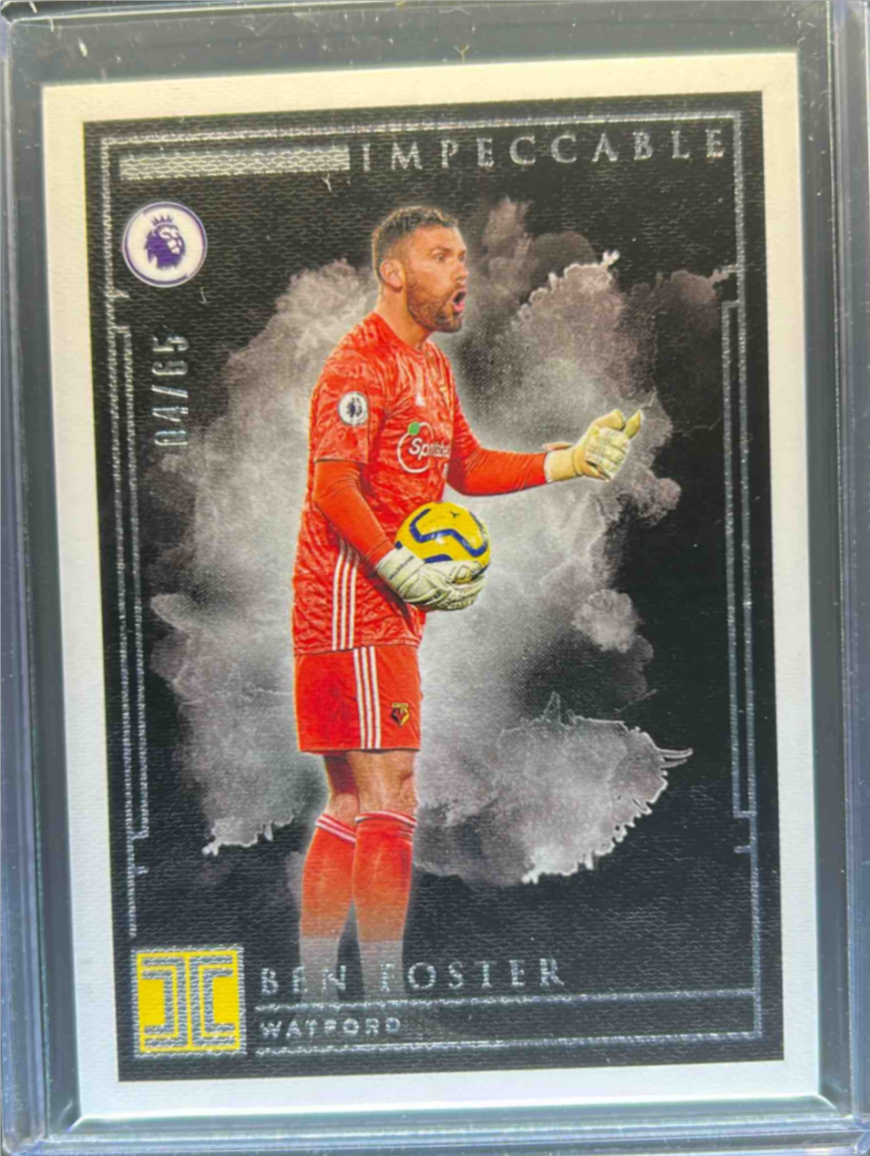Ben Foster 2019 Impeccable Premier League #82 Base /65 Price Guide ...