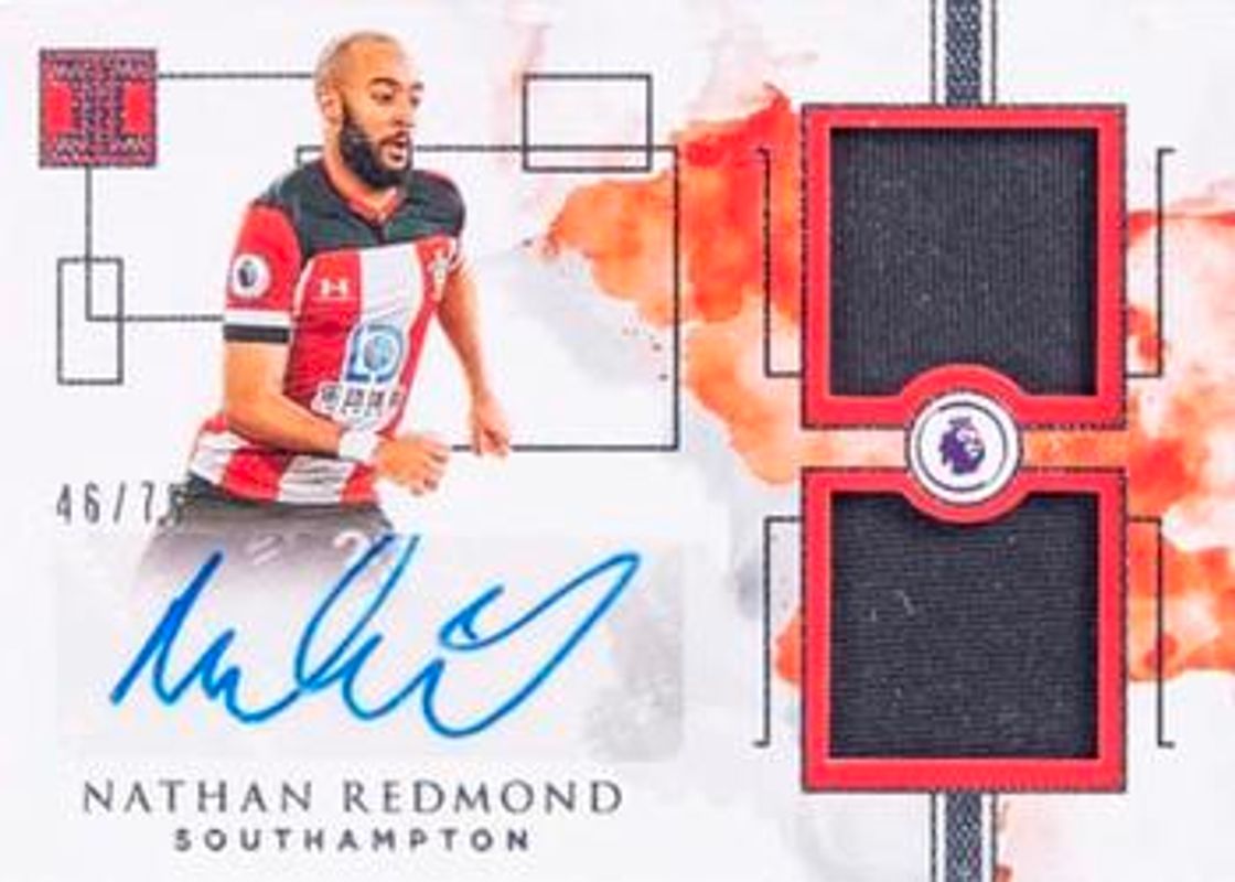 2019 Impeccable Premier League #DM-NR Dual Material Autographs /99