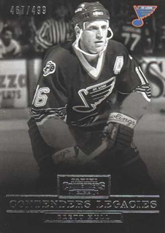 Brett Hull 2013 Contenders #CL-10 Legacies /499 RAW