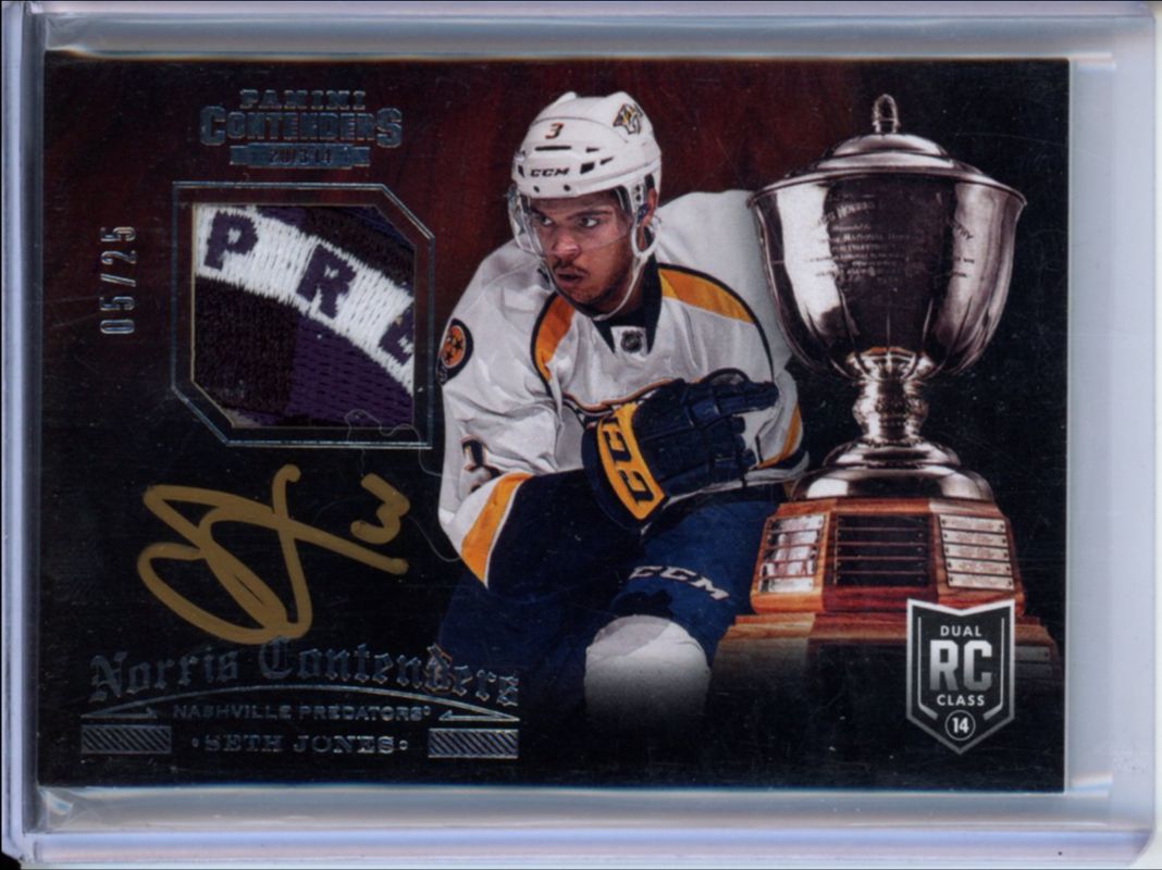 2013 Contenders #NC-SJ Norris Contenders Patch Autographs /25