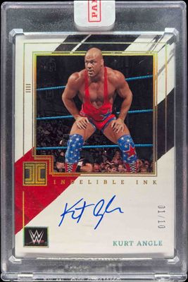 2022 Impeccable WWE #IN-KAN Indelible Ink - Holo Gold /10