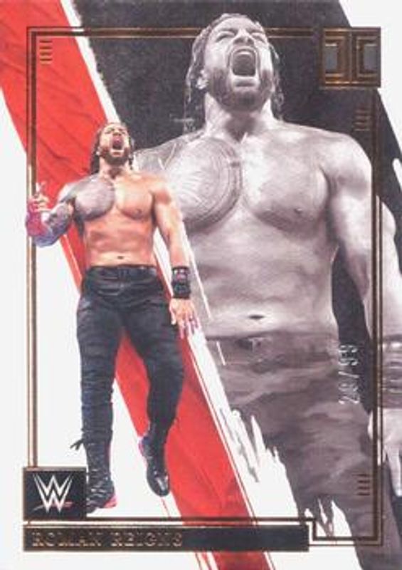 Roman Reigns 2022 Impeccable WWE #25 Base /99 RAW