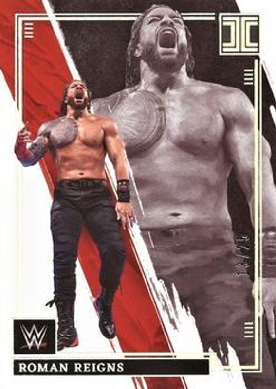 Roman Reigns 2022 Impeccable WWE #25 Holo Silver /25 RAW
