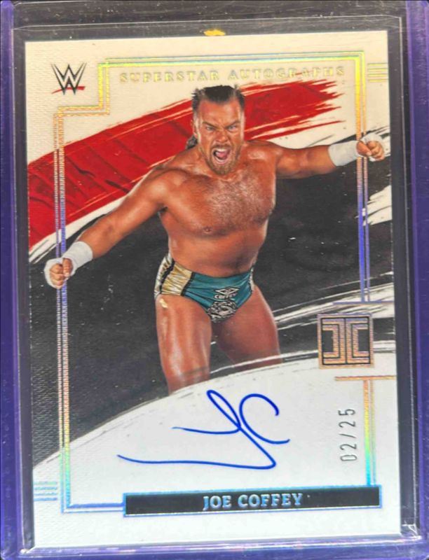2022 Impeccable WWE #SA-JCF Superstar Autographs - Holo Silver /25