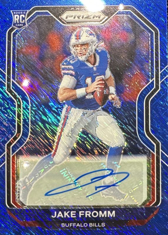 2020 Prizm #310 Rookie Autographs - Blue Shimmer /25