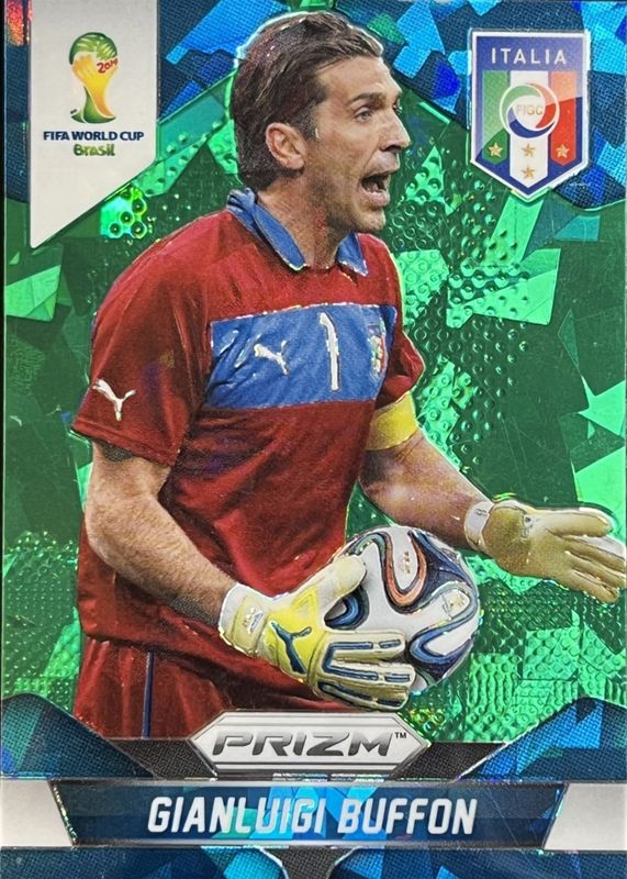2014 Prizm World Cup #123 Green Crystal /25