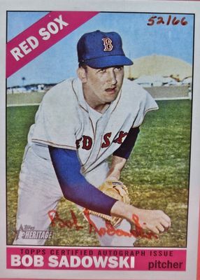 2015 Topps Heritage #ROA-BS Real One Autographs - Red Ink /66