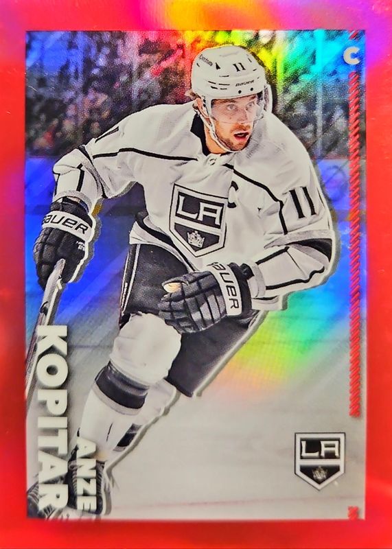2022 Topps Chrome NHL Sticker Collection #227 Red Refractor /5