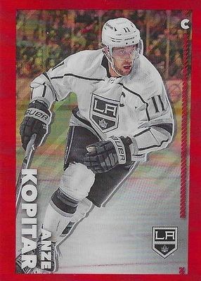 2022 Topps Chrome NHL Sticker Collection #227 Red Refractor /5