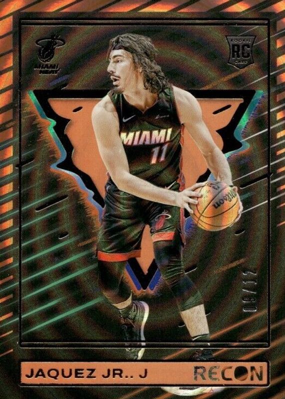 Jaime Jaquez Jr. 2023 Recon #241 FOTL Orange /12 Rookie RAW