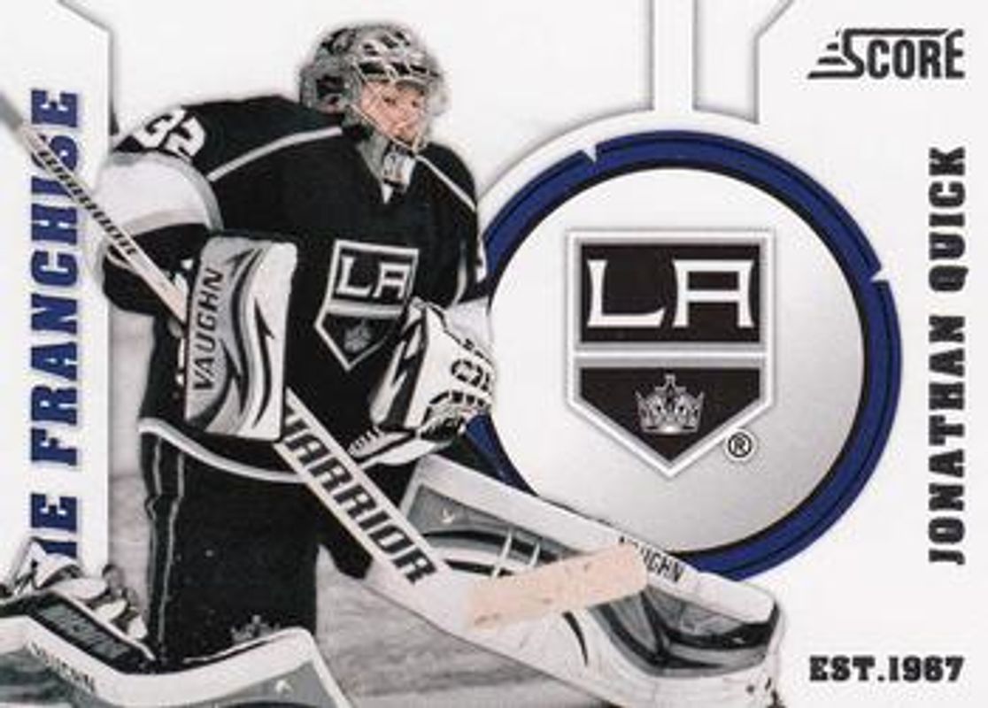 Jonathan Quick 2012 Score #F13 The Franchise RAW