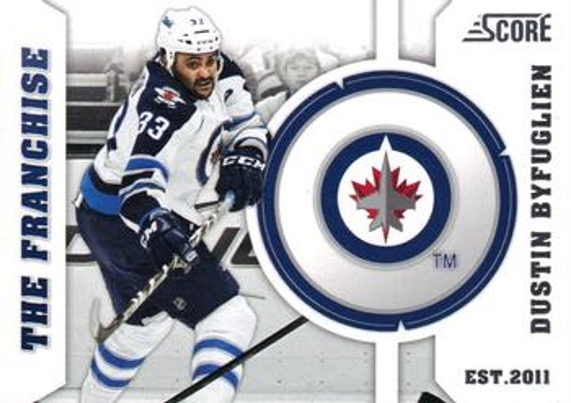 Dustin Byfuglien 2012 Score #F30 The Franchise RAW