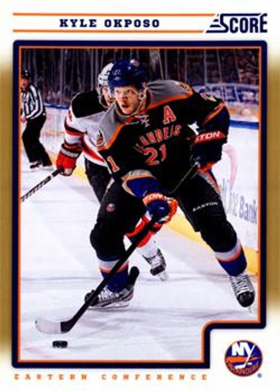 Kyle Okposo 2012 Score #298 Gold Rush RAW