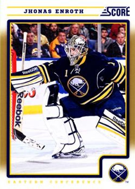 Jhonas Enroth 2012 Score #79 Gold Rush RAW