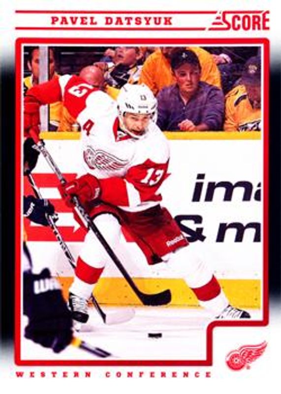 Pavel Datsyuk 2012 Score #176 Black Ice RAW