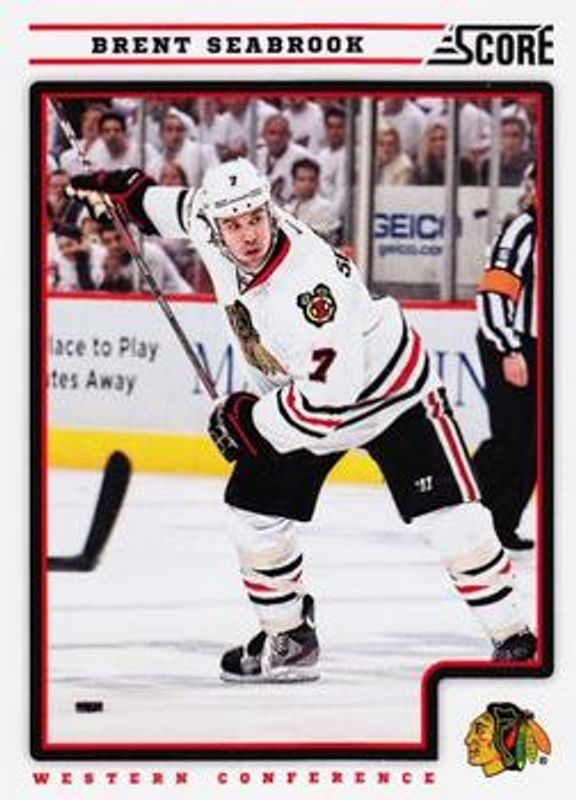 Brent Seabrook 2012 Score #125 Base RAW