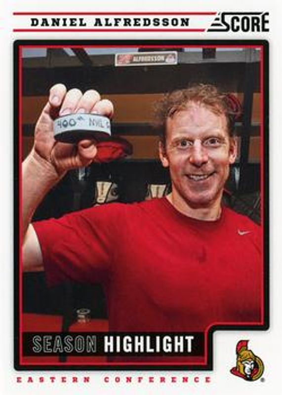 Daniel Alfredsson 2012 Score #23 Base RAW
