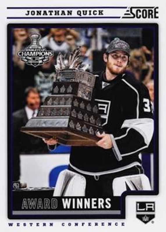 Jonathan Quick 2012 Score #500 Base RAW