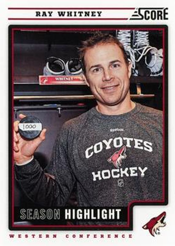 Ray Whitney 2012 Score #20 Base RAW