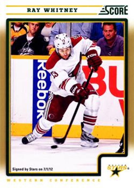 Ray Whitney 2012 Score #170 Gold Rush RAW
