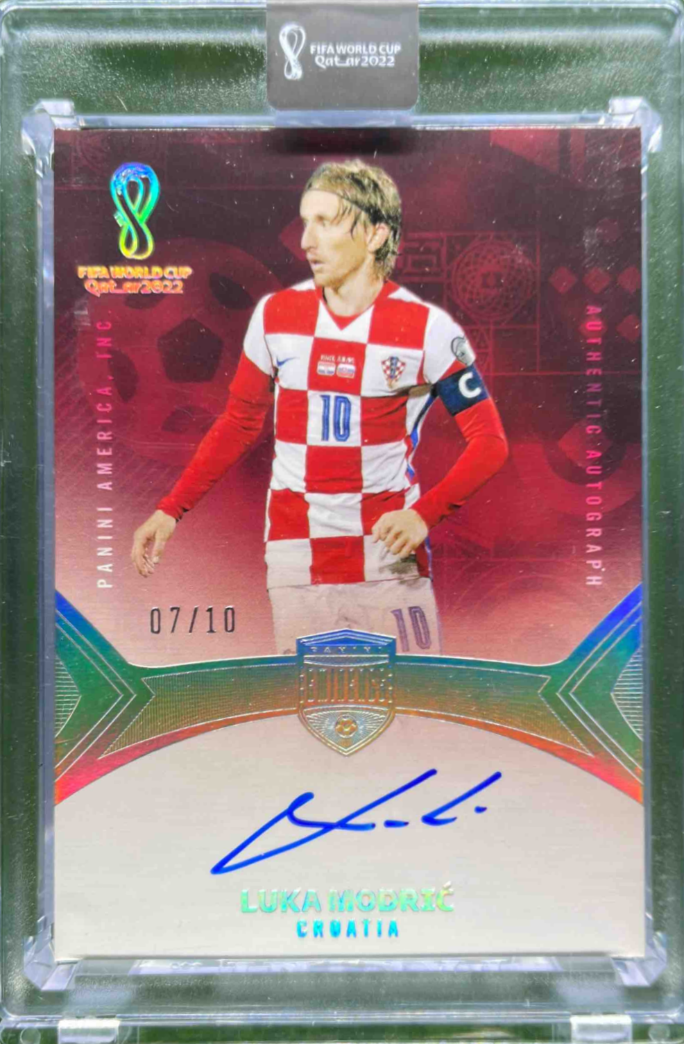 Luka Modric 2022 Eminence FIFA World Cup #16 Base /10 Price Guide ...