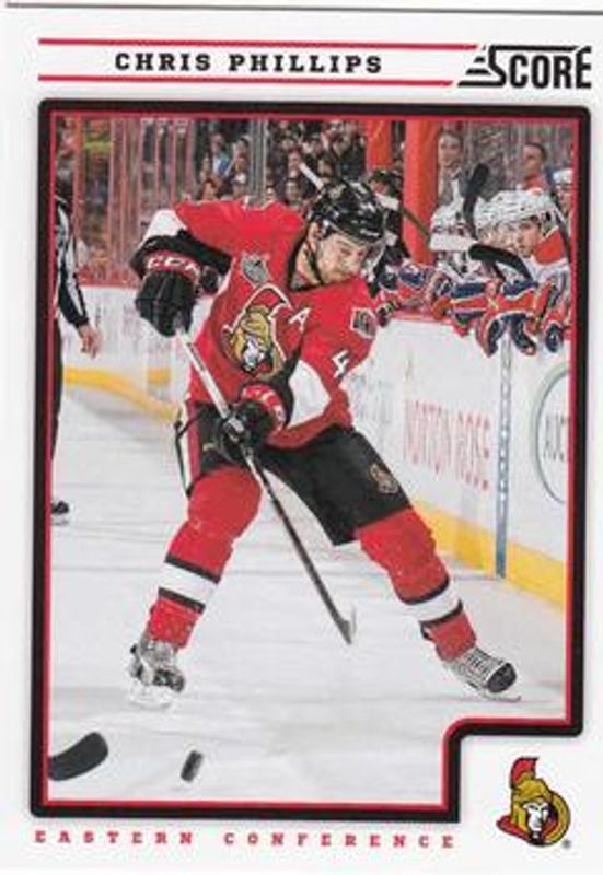 Chris Phillips 2012 Score #329 Base RAW