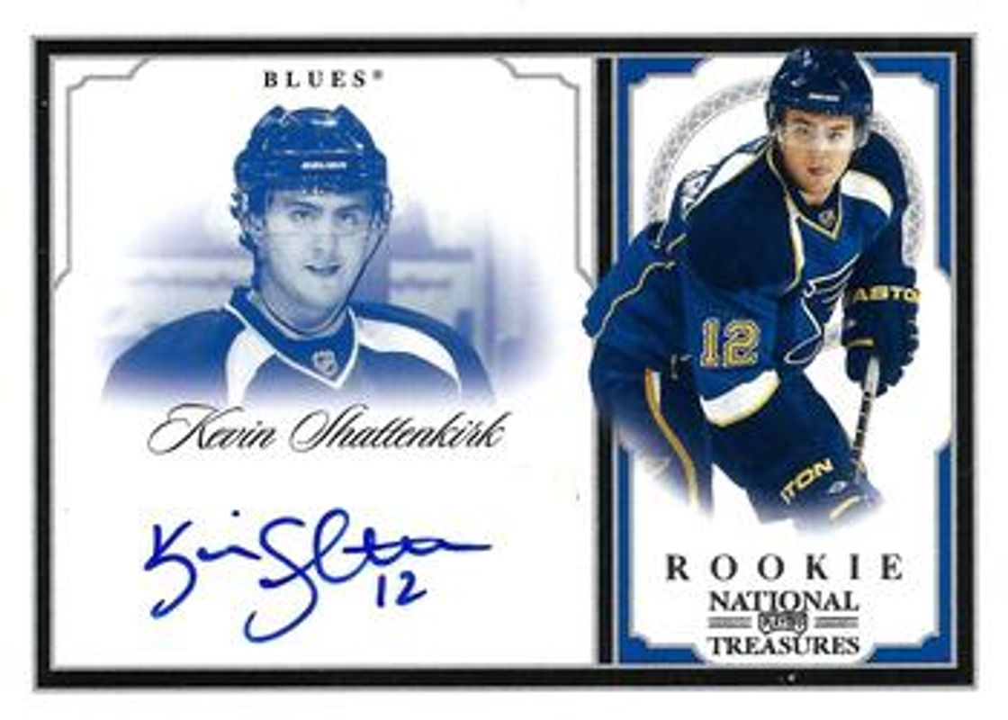 Kevin Shattenkirk 2010 Zenith #216 National Treasures /99 Rookie RAW