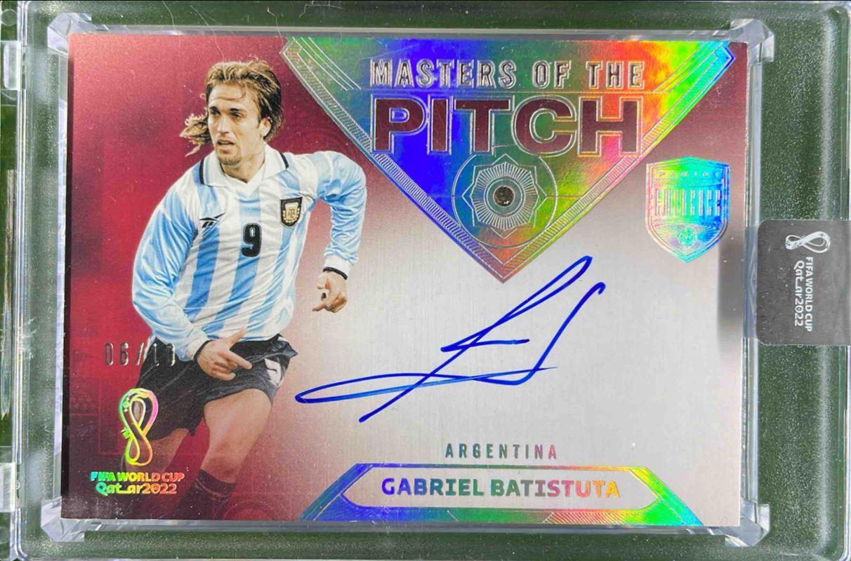 Gabriel Batistuta 2022 Eminence FIFA World Cup #MP-GBA Masters of the Pitch /10 RAW
