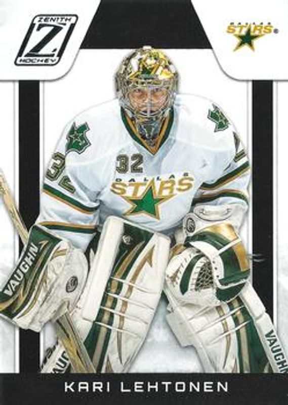 Kari Lehtonen 2010 Zenith #89 Base /999 RAW