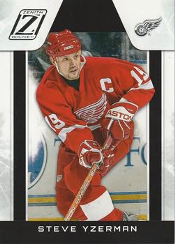 Steve Yzerman 2010 Zenith #236 Base /999 RAW