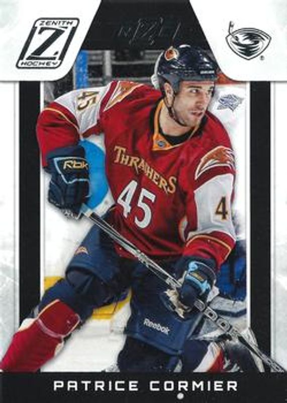 Patrice Cormier 2010 Zenith #141 Base /999 RAW
