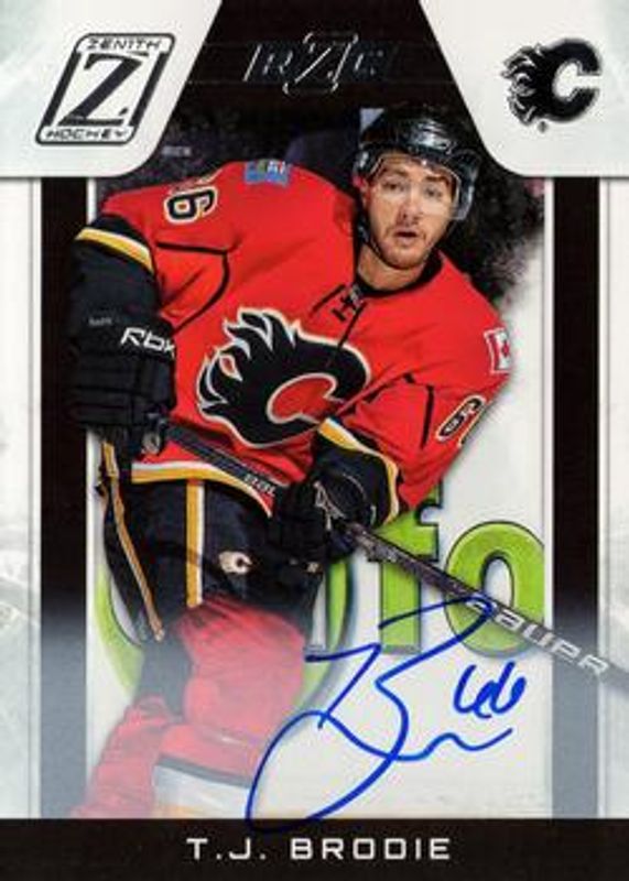 TJ Brodie 2010 Zenith #187 Base /999 Rookie RAW