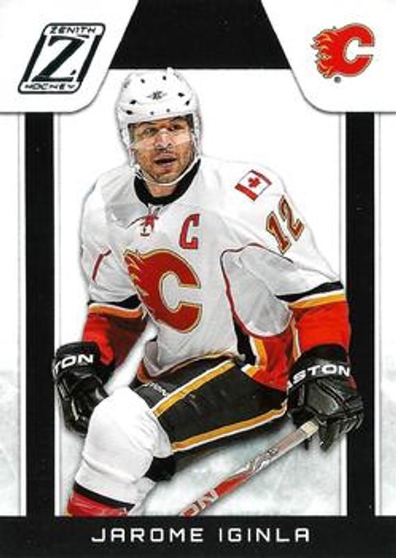 Jarome Iginla 2010 Zenith #51 Base /999 RAW