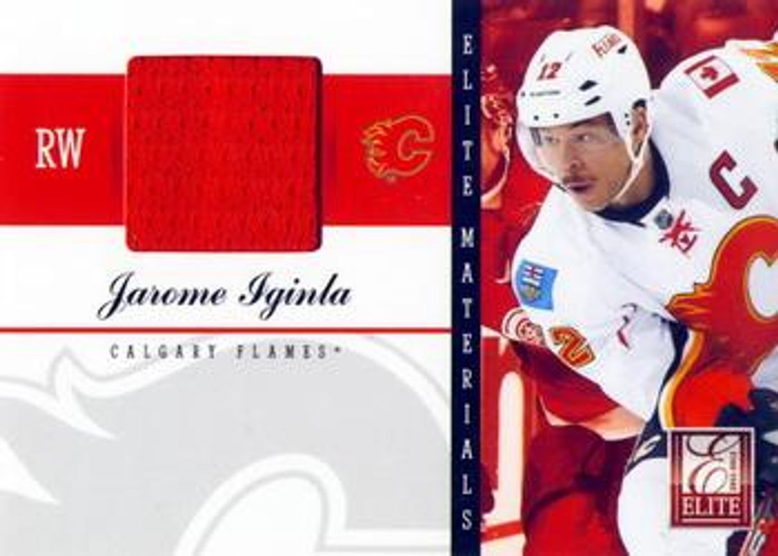 Jarome Iginla 2011 Elite #23 Materials RAW
