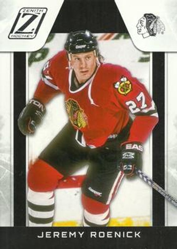 Jeremy Roenick 2010 Zenith #244 Base /999 RAW