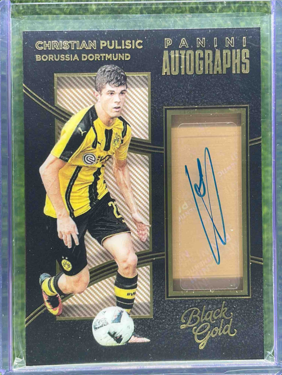 Christian Pulisic 2016 Black Gold #A-CP Autographs Price Guide