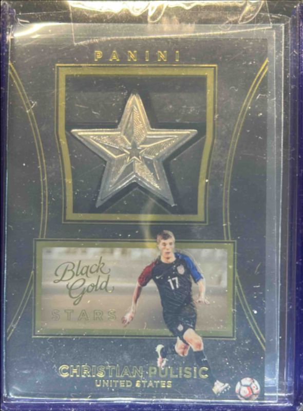 Christian Pulisic 2016 Black Gold #S-CP Stars Medallions Rookie RAW