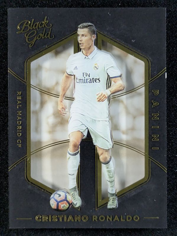 Cristiano Ronaldo 2016 Black Gold #36 2016 Panini Black Gold Price 