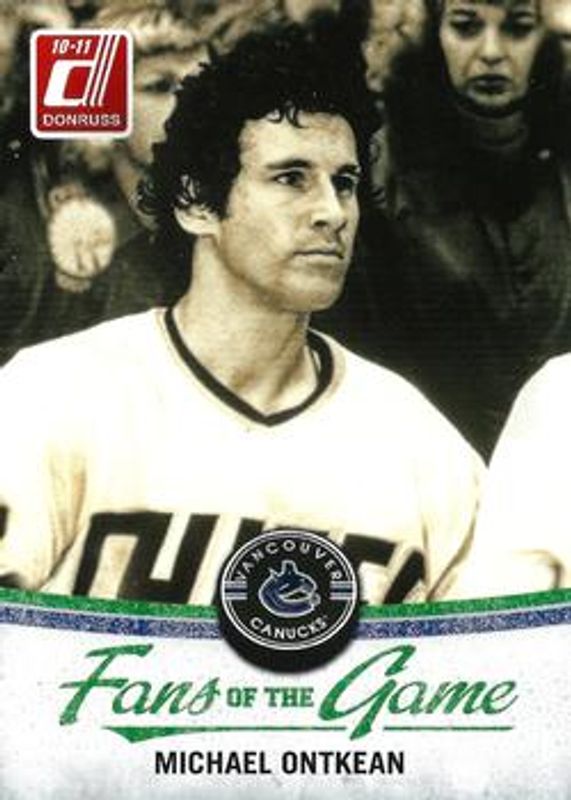 Michael Ontkean 2010 Donruss #4 Fans of the Game RAW