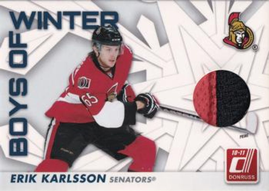 2010 Donruss #16 Boys of Winter Threads Prime /100