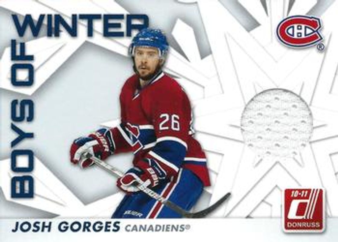 2010 Donruss #52 Boys of Winter Threads