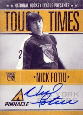 2010 Pinnacle #NF Tough Times Autographs /250