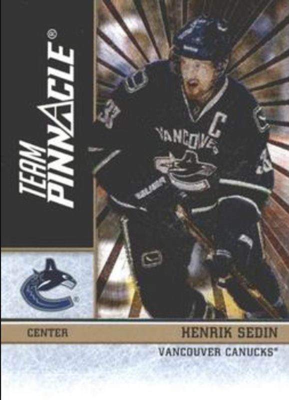 Henrik Sedin / Steven Stamkos 2010 Pinnacle #7 Team Pinnacle RAW