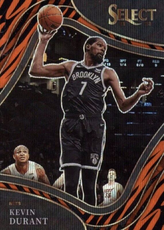 Kevin Durant 2021 Select #247 Courtside Tiger /(SSP) SGC 9.5