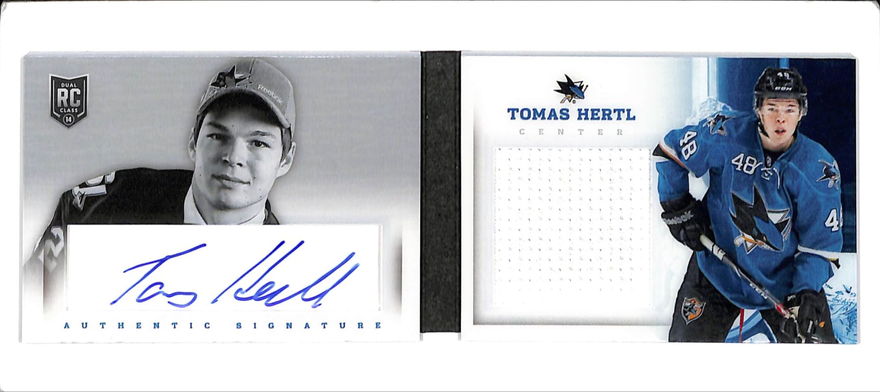 Tomas Hertl 2013 Playbook #FR-THE First Round Edition Rookie RAW