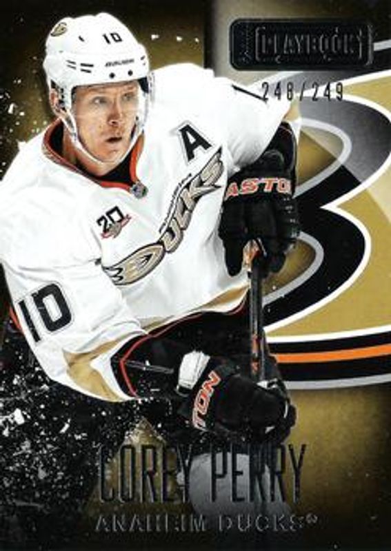 Corey Perry 2013 Playbook #3 Base /199 RAW